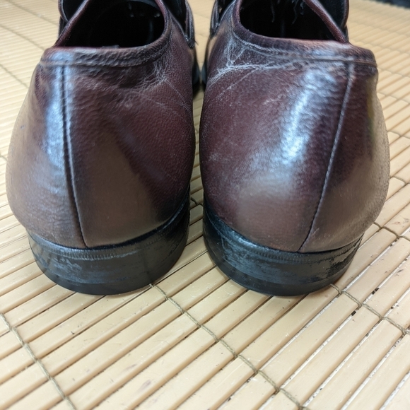 Florsheim Men's Loafer  Size 12 EEE Como Black Cherry/ Burgundy Dress Shoes - Picture 7 of 11